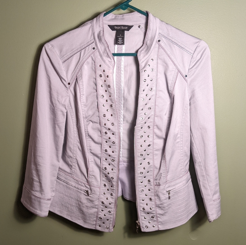 White House Black Market Gray Jacket